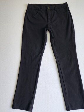 Old Navy Active Tech Hybrid Pants Black Slim 4-Way Stretch 32x30 (ACT 29" INSEA)